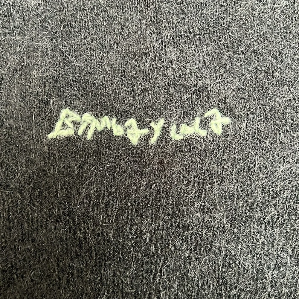 Bimba Y Lola Logo Embroidered V-Neck Jumper Sweater